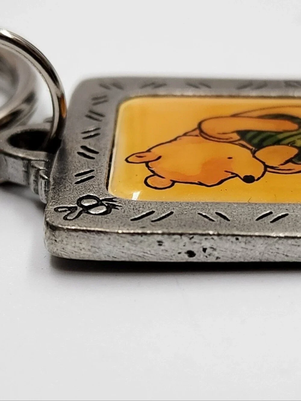 Disney Winnie the Pooh Keychain Danforth Pewter Purse Charm